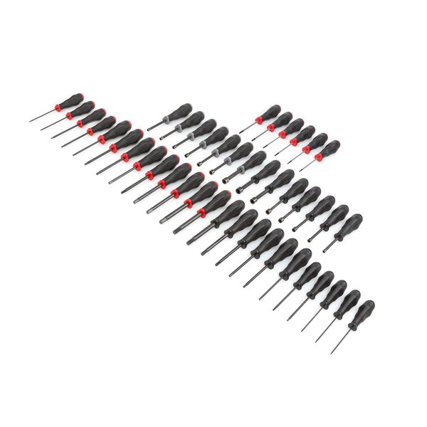 Tekton High-Torque Chrome/Black Oxide Blade Screwdriver & Nut Driver Set, 44pc DRV49003